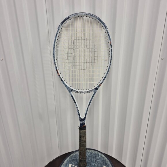 Spalding Graphite The Denim Tennis Racquet w/ Cover 4 3/8 - Picture 5 of 16